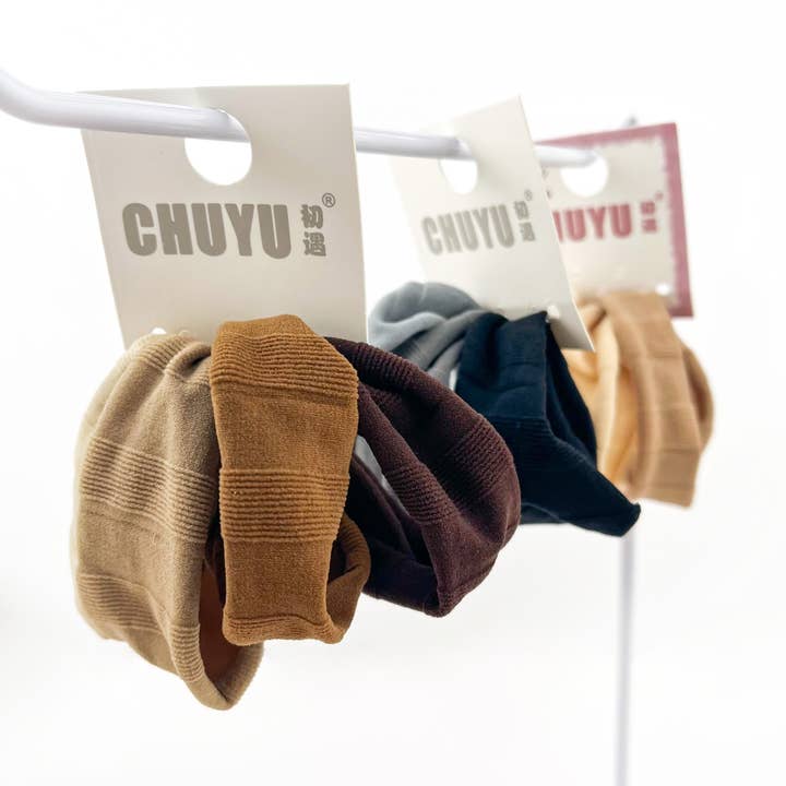 Weiche Frottee-Haargummis, einfarbiges Haargummi für den Großhandel von TheDivaSoap