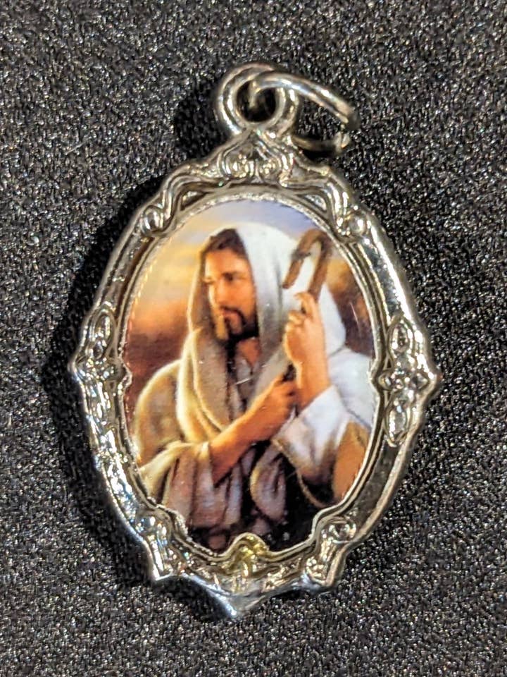 Jesus the Good Shepherd Saint Medal for wholesale by Camino TX