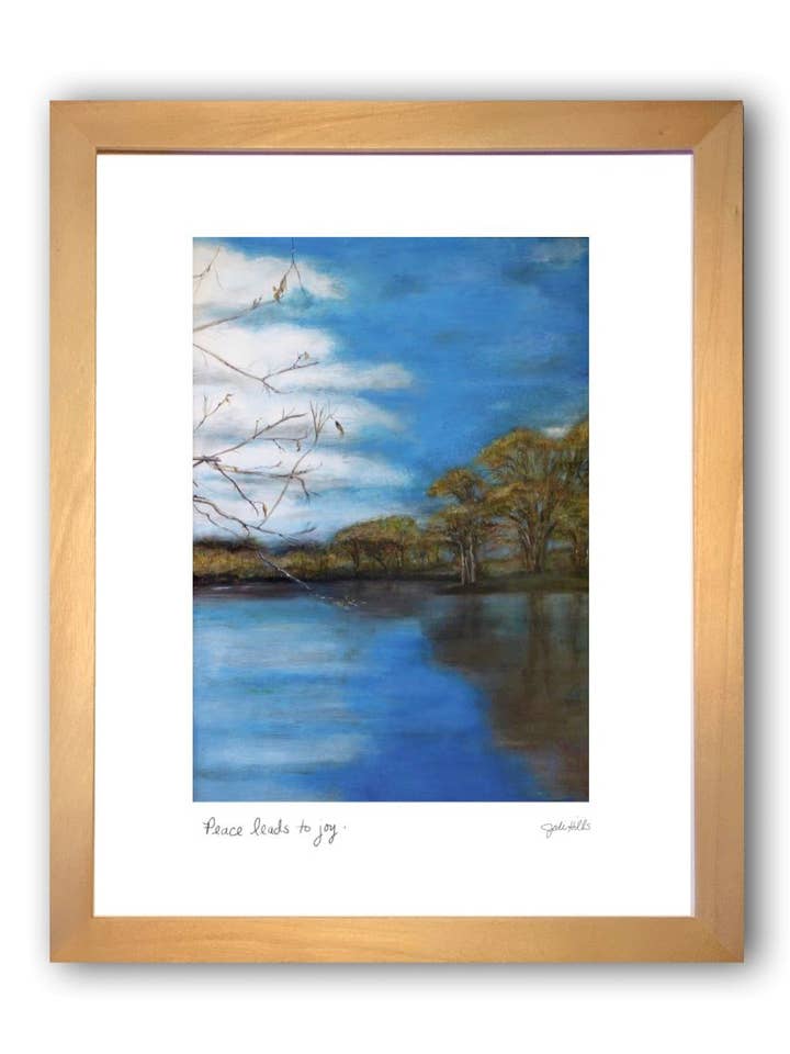 lake agnes ⎮ Americana Art Print for wholesale by Studio J by Jodi Hills