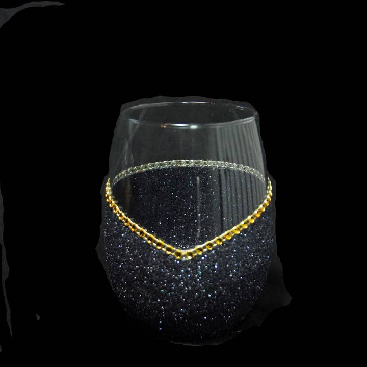 WineyBitches.Co - Wholesale Wine Glass - Sweet Bitch – Bling Glitter Glass Wine Glass (The Bitch Collection)16