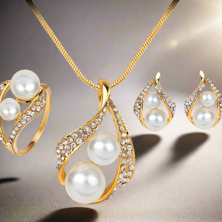 Ensemble de colliers en trois pièces pour la vente par WoodWristCo