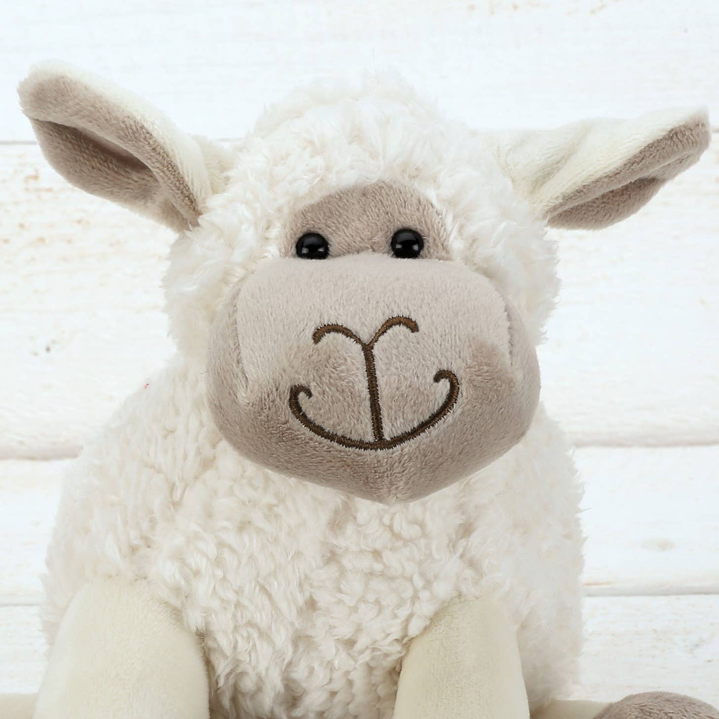 Jomanda Soft Toys & Accessories - Wholesale Knuffels - Kinderen en baby - Kleine witte knuffelknuffel van schapen, 18 cm2