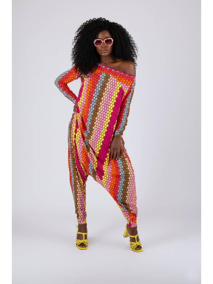 points Combinaison Harem à Pois Marla en vente sur Faire7