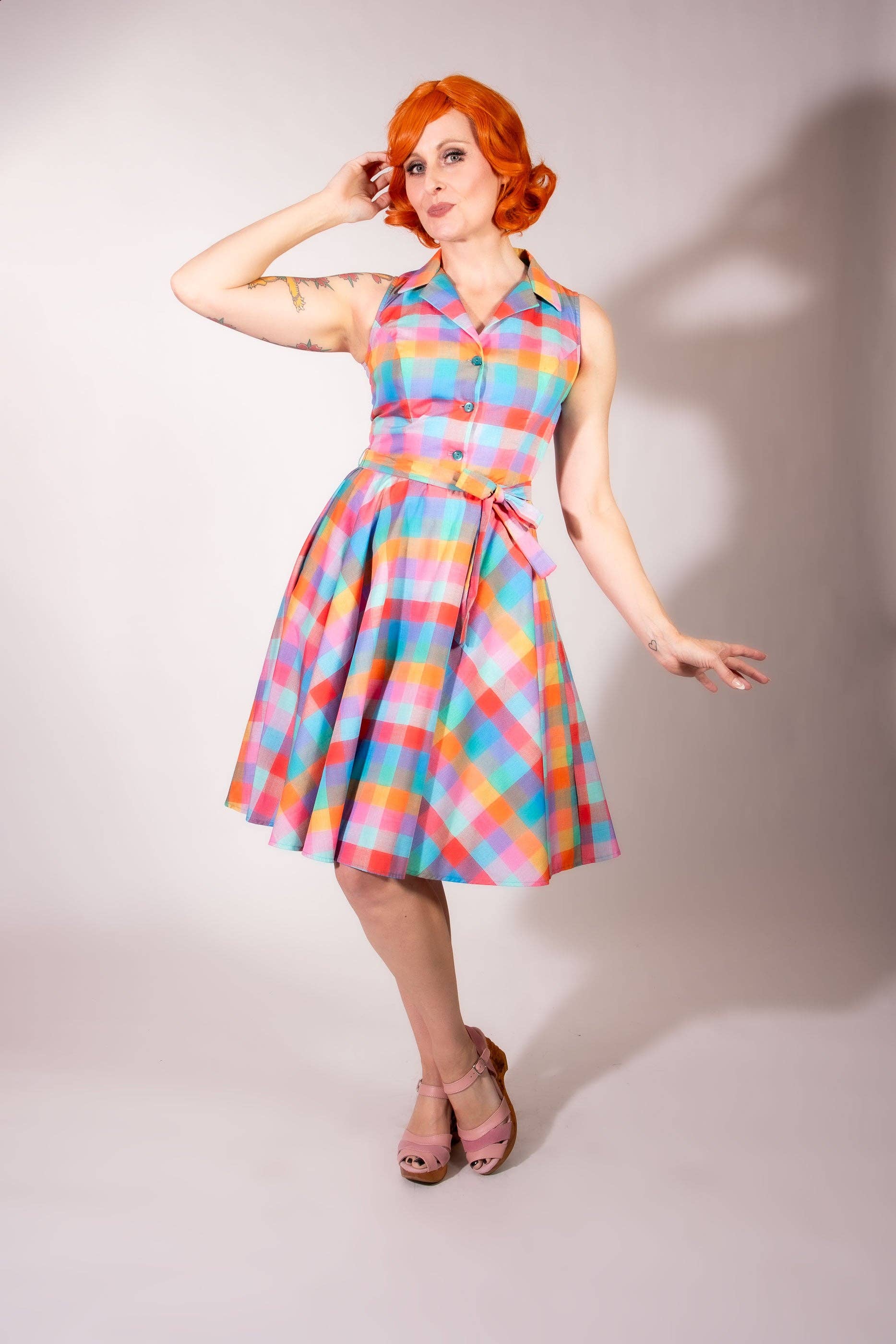 Heart of Haute - Wholesale Dress - Women's - Staci Dress- Rainbow Sherbet2