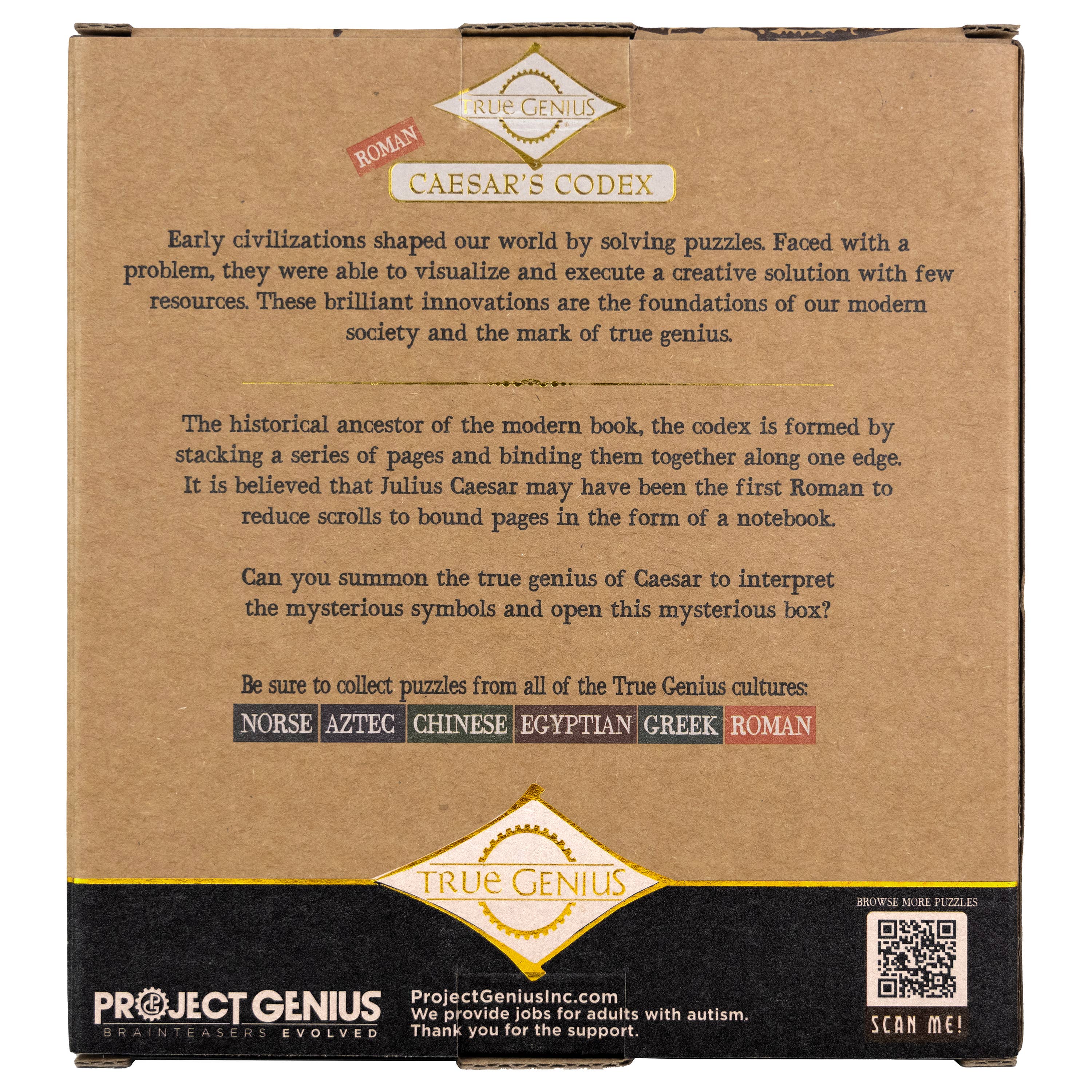 Project Genius - Wholesale Puzzel - Volwassene - Caesar's Codex Houten Puzzeldoos8
