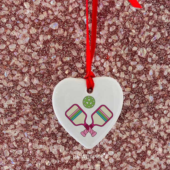 Étiquette cadeau : Étiquette cœur Pickle Paddles / Étiquette cadeau, Ornement, pour la vente par philoSophie's Stationery & Gifts