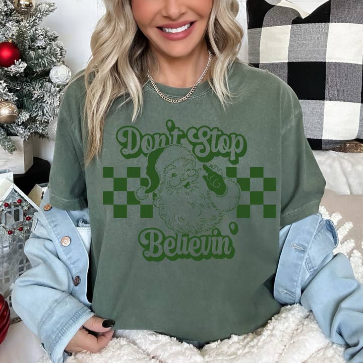 Shoppe SHC - Wholesale T-Shirt (Graphic) - Women's - Christmas Comfort Color Graphic Tee | Christmas 202413
