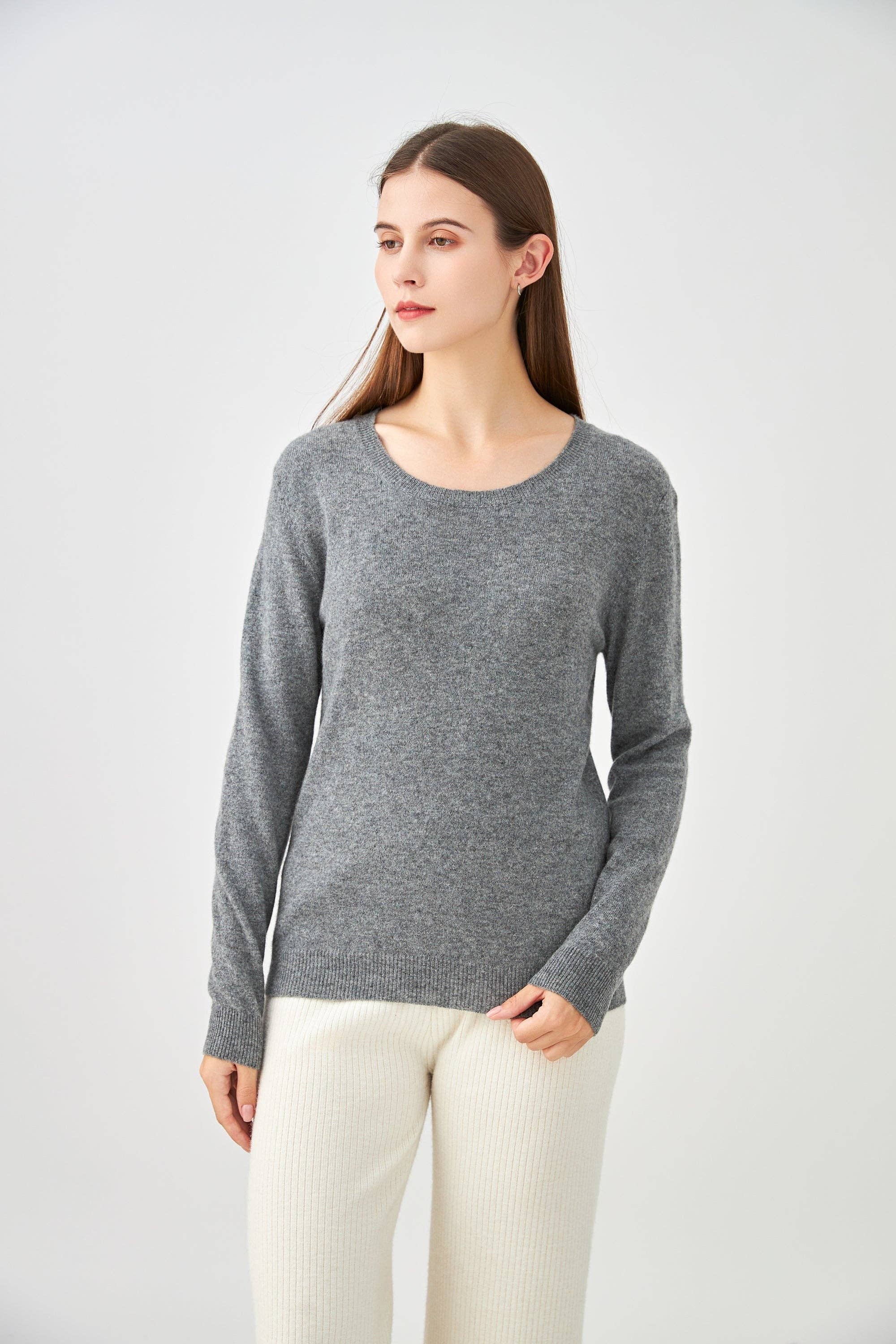 jw.atelier - Wholesale Knit Sweater - Women's - 100% cashmere crew neck sweater4