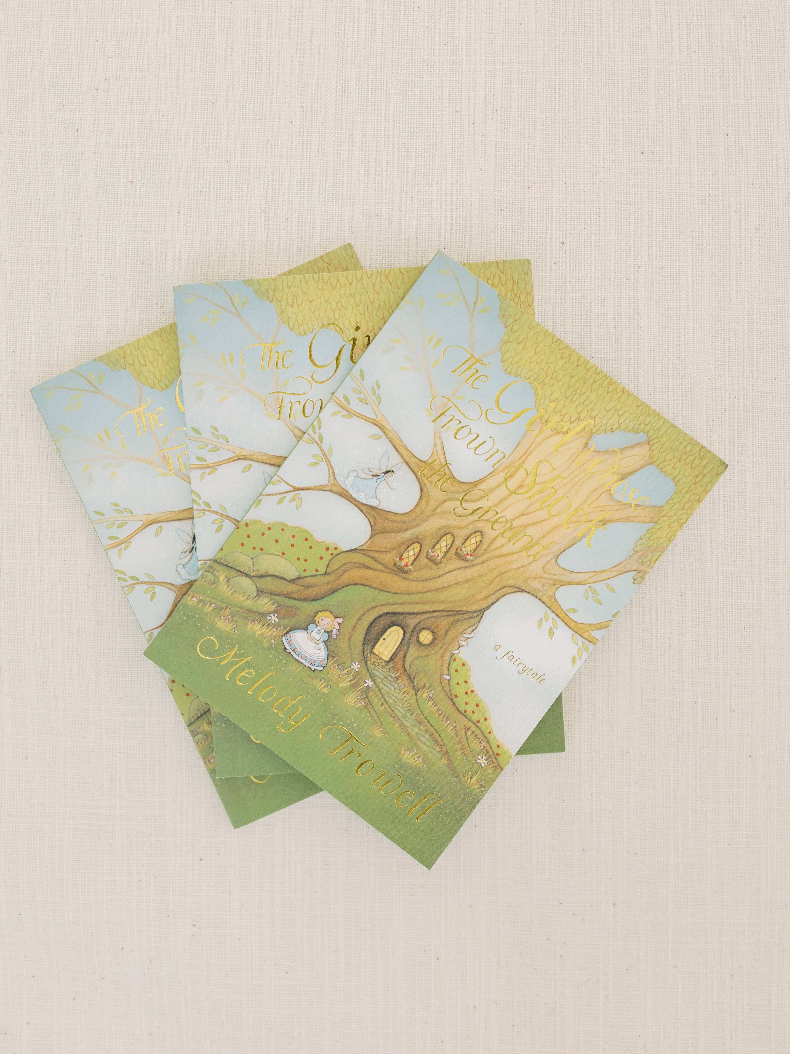 Calla Press Publishing LLC - Wholesale Early Reader Book (6-8) - The Girl Whose Frown Shook the Ground by Trowell, Gold Foil0