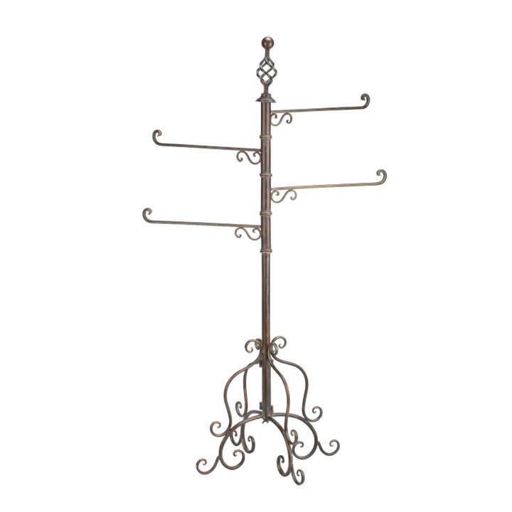 Tripar International - Wholesale Coat Rack - 4 Arm Metal Swivel Rack