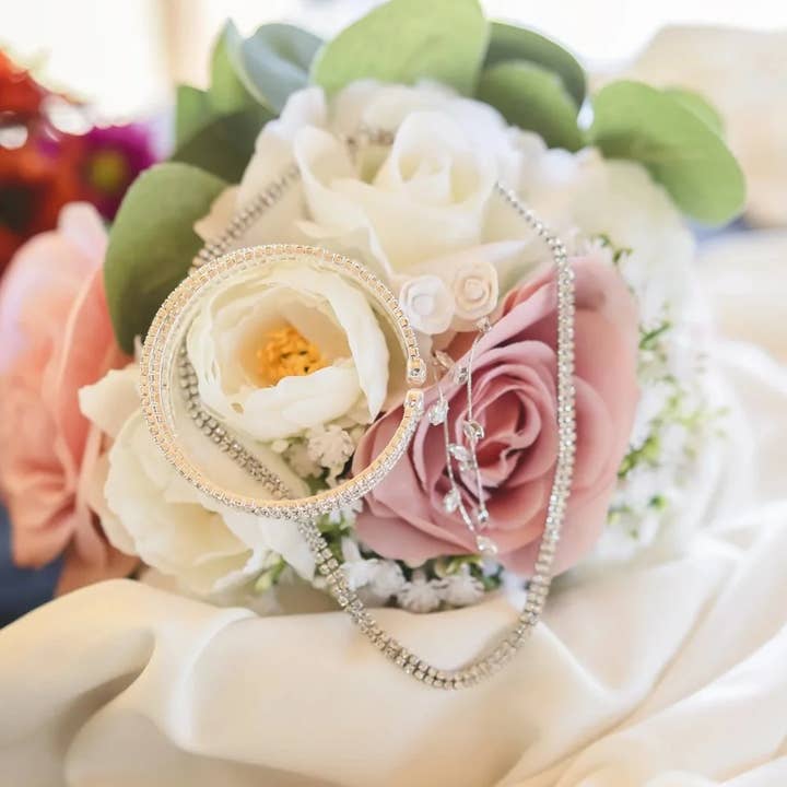 Aqua Essence Co - Wholesale Jewelry Set - Elise Bridal Set | Handcrafted Silver Wedding Jewelry2