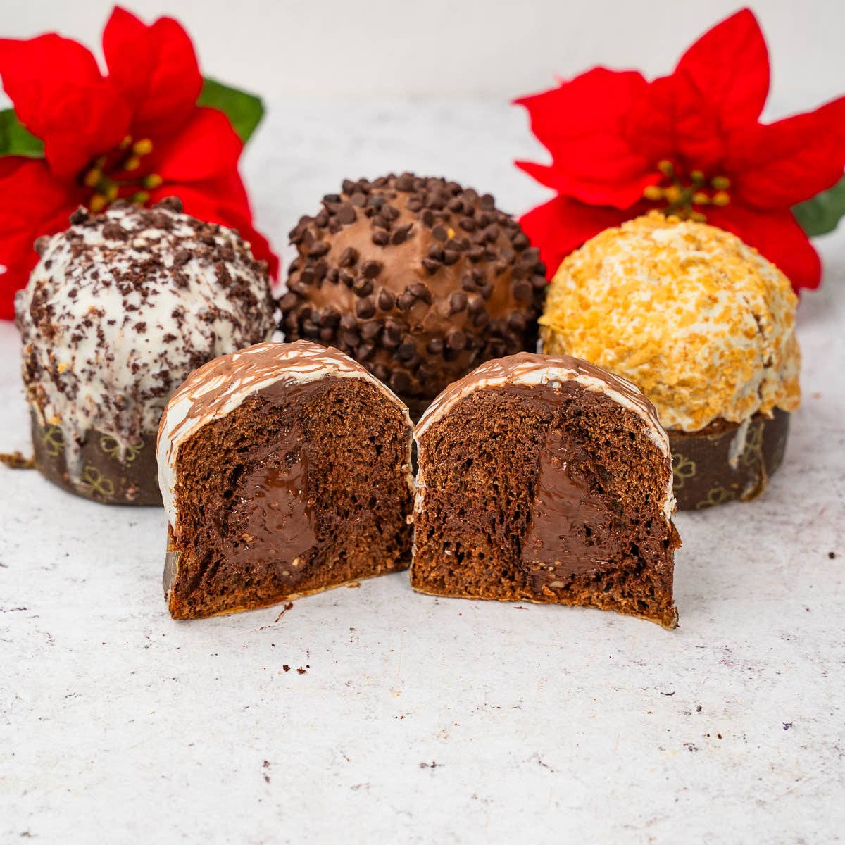 Sicilyaddict - Wholesale Cake - Artisanal mini panettone with ciokostelle flavor 150g0