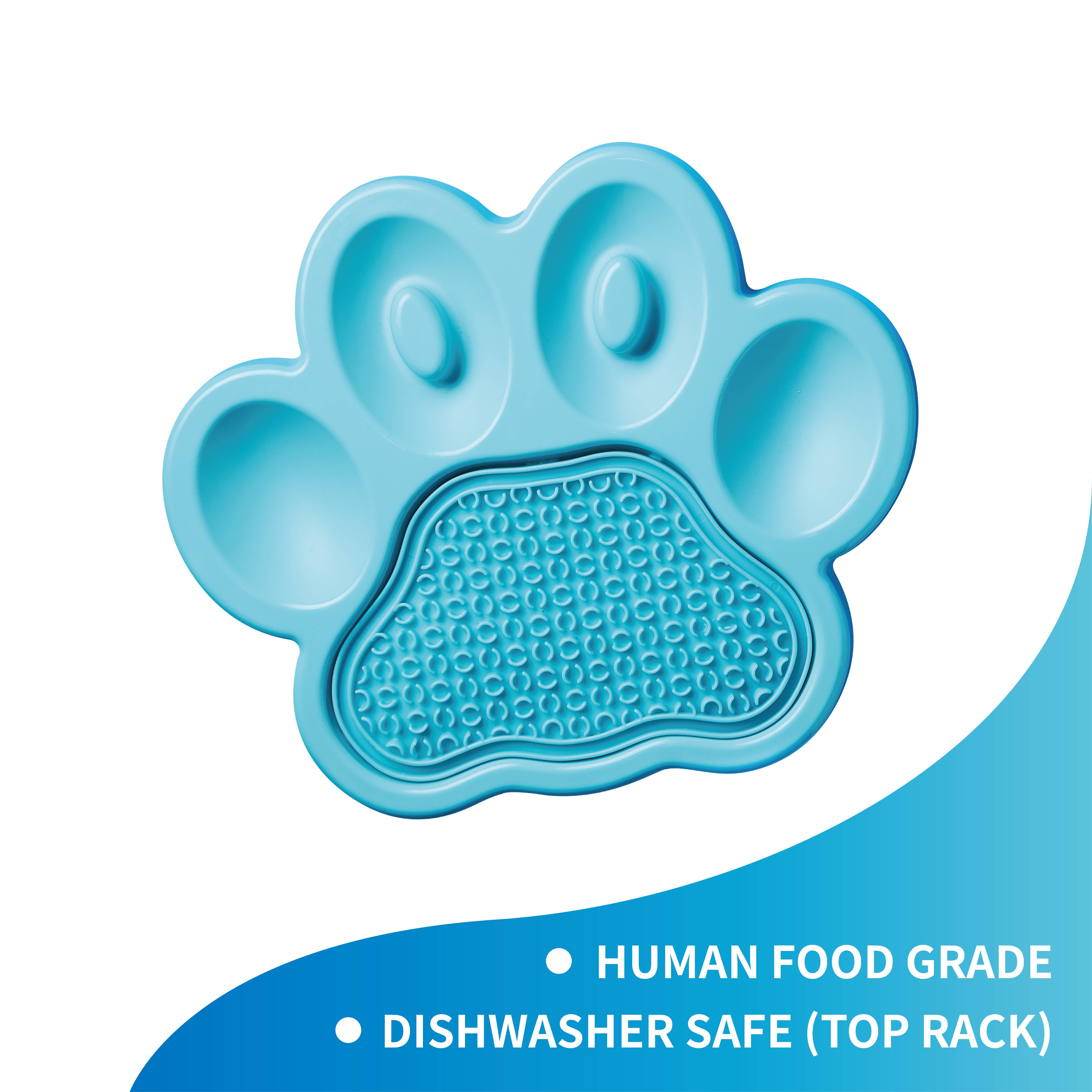 PetDreamHouse - Vendita all'ingrosso Tappetino sottociotola per animali - Cane - PetDreamHouse PAW Ciotola 2 in 1 con Slow Feeder e Tappetino Leccapad8