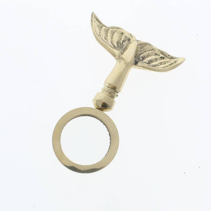 HHH Designs - Wholesale Magnifying Glass - 50mm x 28mm Golden Whale Tail Magnifier, each