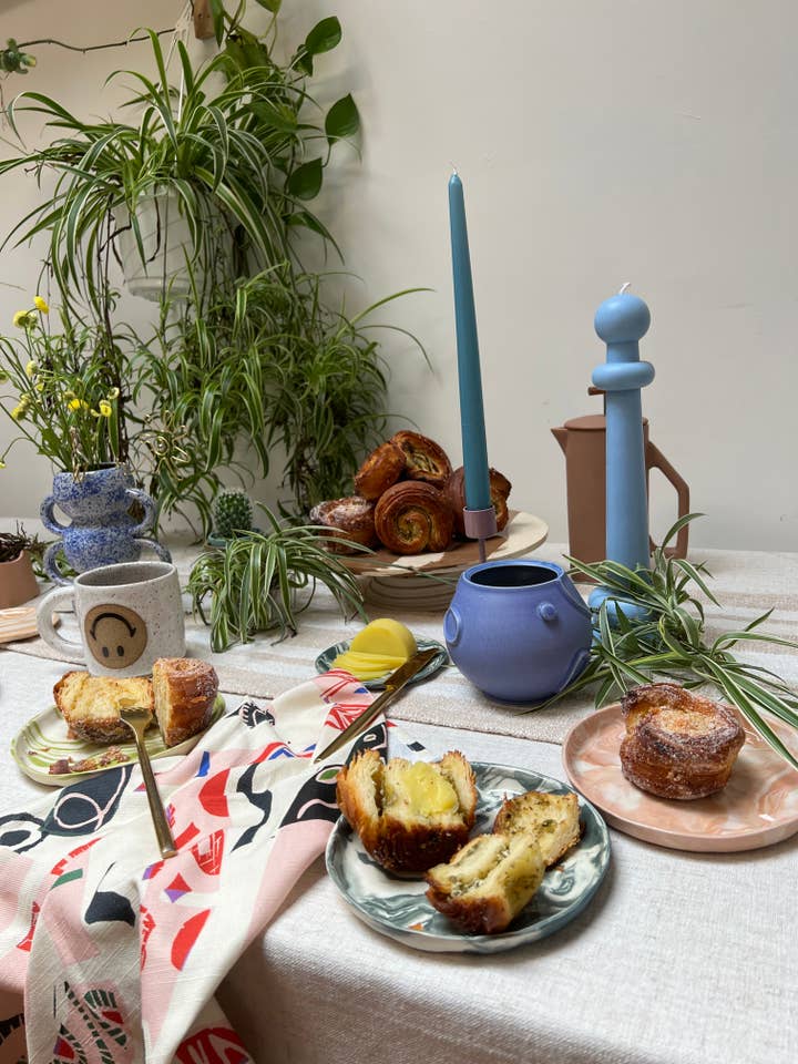 Nerikomi 6" Plate Round for wholesale by MVP STUDIO