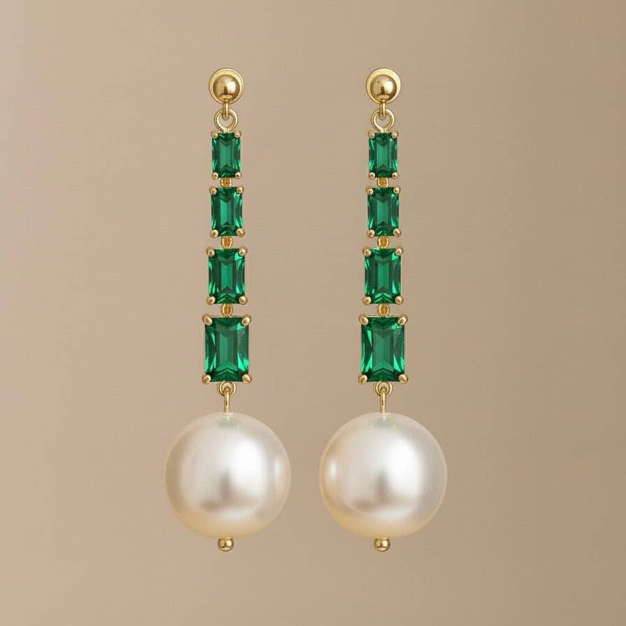 OE! - Wholesale Dangle Earrings - Zircon Cascade - orecchini3