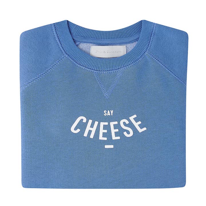 Sailor 'SAY CHEESE' Sweatshirt for wholesale by Bob & Blossom Ltd