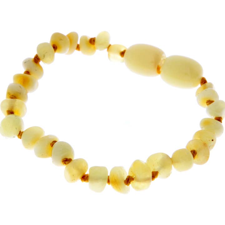 SilverAmber Jewellery - Wholesale Beaded Bracelet - Beautiful Baroque Bracelets & Anklets in Cognac, Mix, Lemon & Honey colours - Various Sizes19