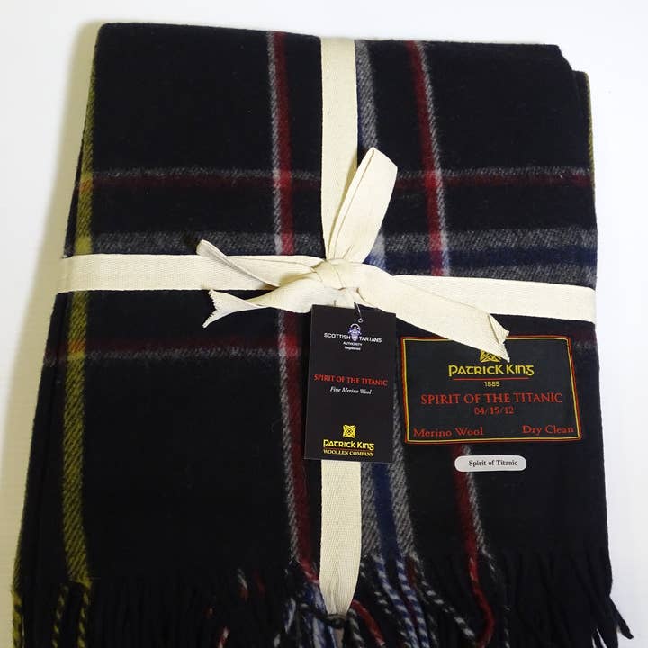 Patrick King Woollen Company - Wholesale Throw Blanket - Spirit of Titanic Deluxe Highland Blanket0