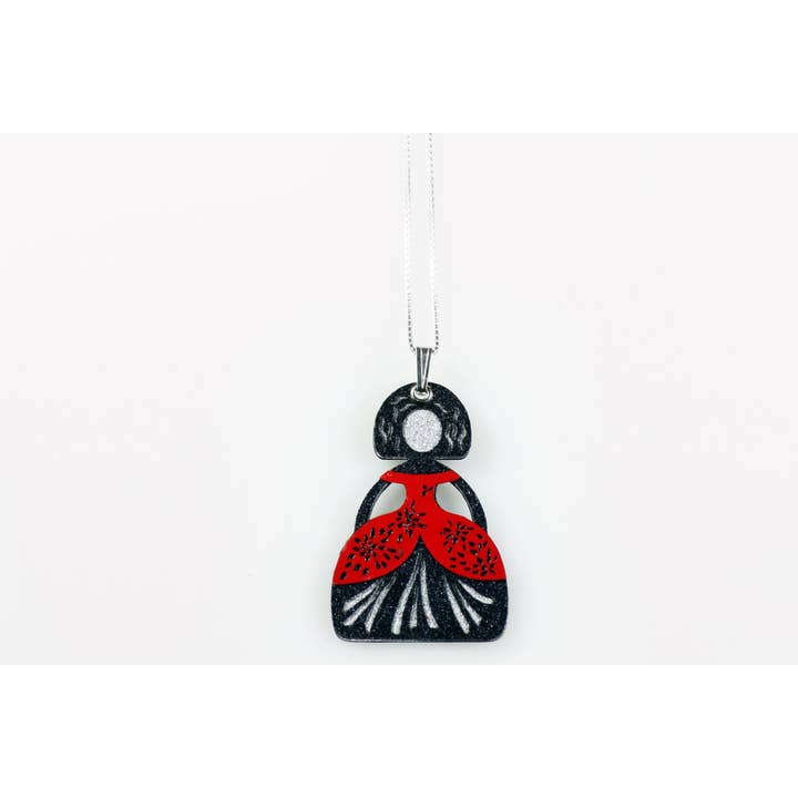 Meninas Pendant for wholesale by Joyas de Papel
