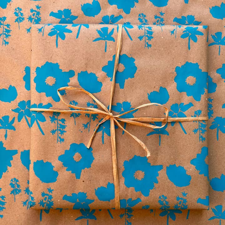 Full Bloom Ekologiskt Presentpapper för wholesale av Turquoise Gem Home