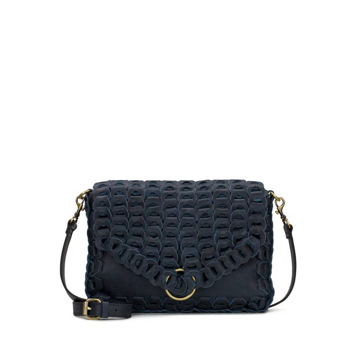 Patricia Nash Porticci Crossbody - Chainlink Leather for wholesale by Patricia Nash