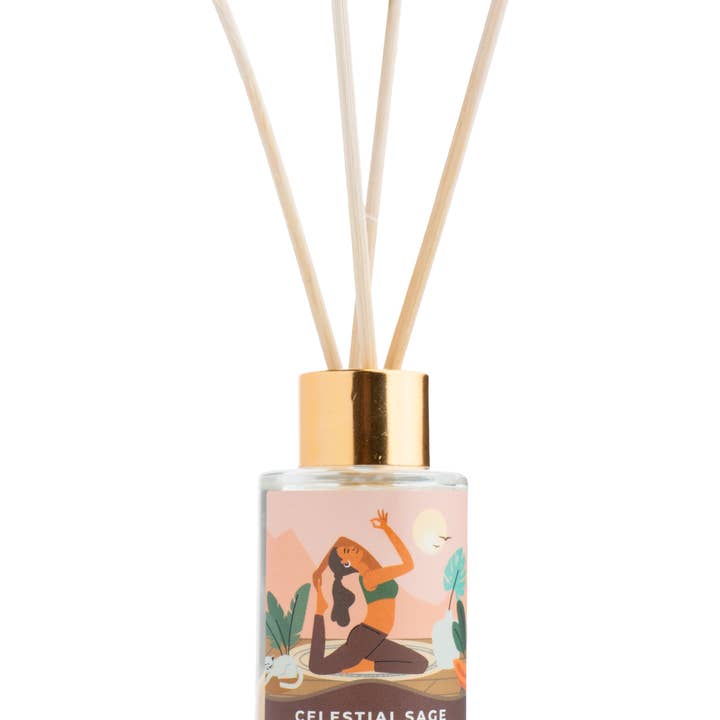 R. Expo/Song of India - Wholesale Reed Diffuser - Celetial Sage Yoga Reed Diffuser1