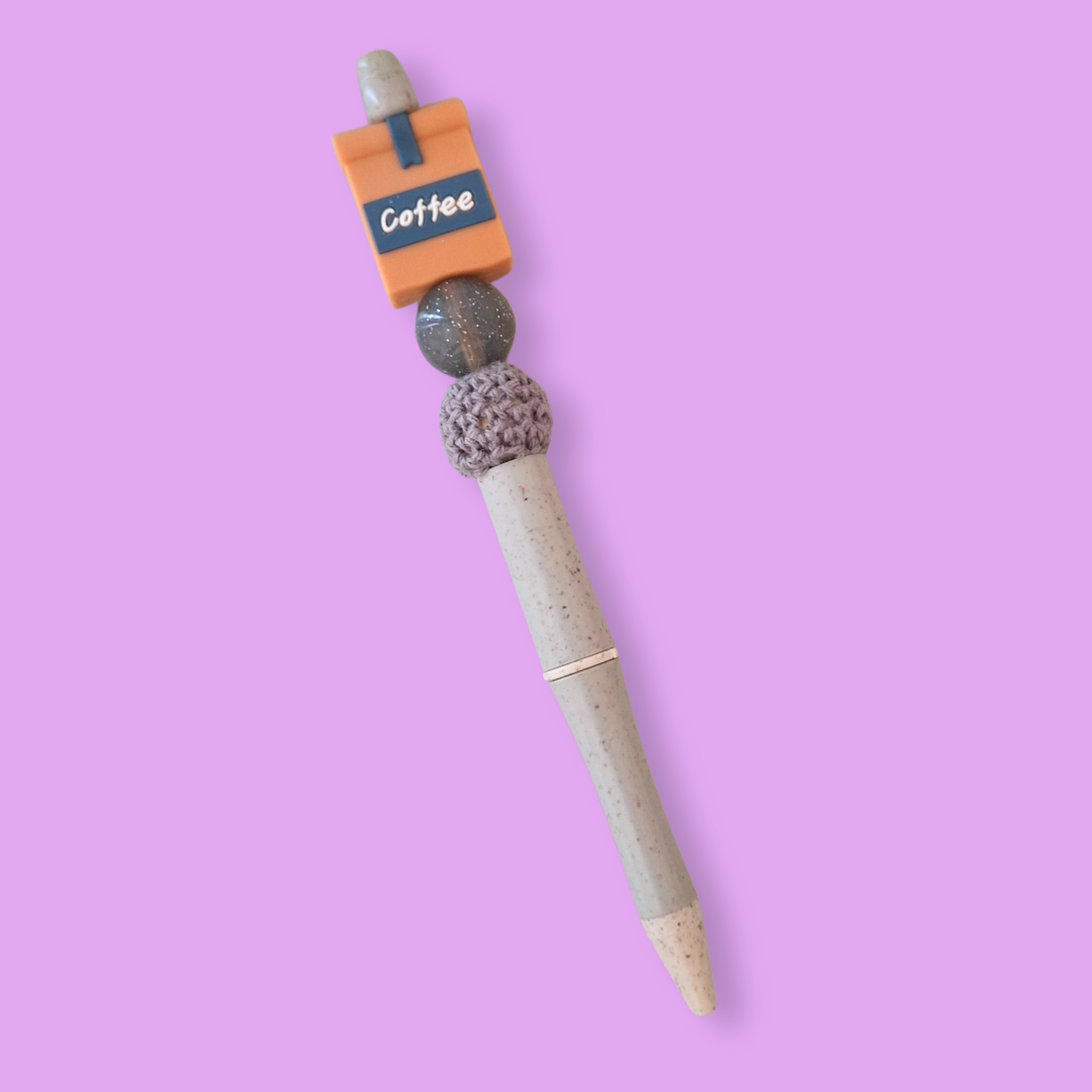 Menoj - Wholesale Pen - Pearl pen - Coffee1