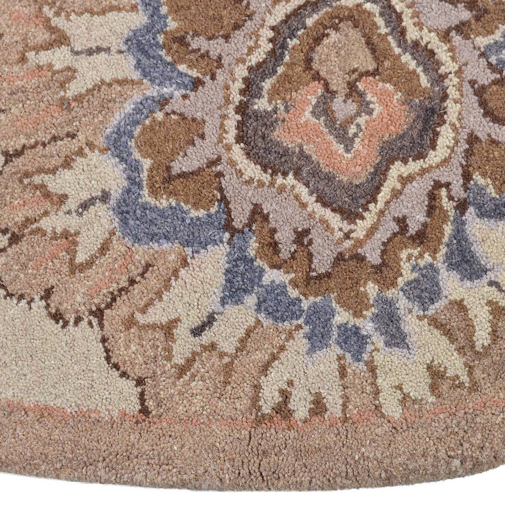 Hand Tufted Wool Area Rug Cream K00714 for wholesale on Faire4