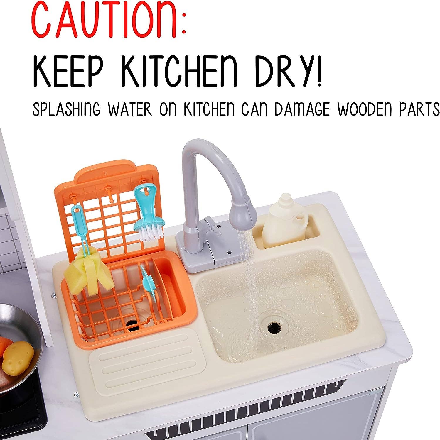 Jumbl – Großhandel Spielzeugset – Kinder – Küchenset für Kinder, interaktives Küchenspielset aus Holz1