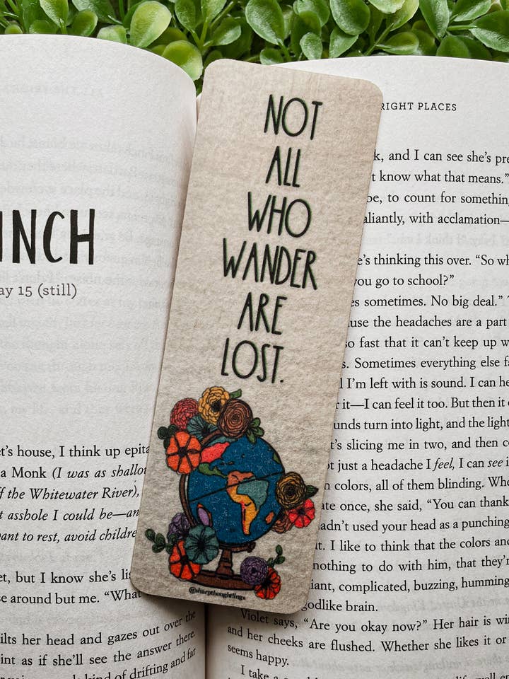 Filz-Lesezeichen wandern für den Großhandel von Sharp Thoughtlings