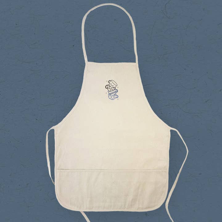 Shiny Coffee Cups - Women's Apron for wholesale by Boheme Bliss