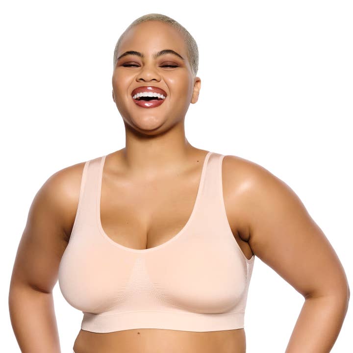 Body Smooth Seamless Wireless Bralette - Cameo Rose for wholesale on Faire