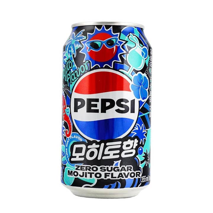 Pepsi Zero Sugar Mojito 6ct (355mL) (Korea) for wholesale by Pops Distro Inc