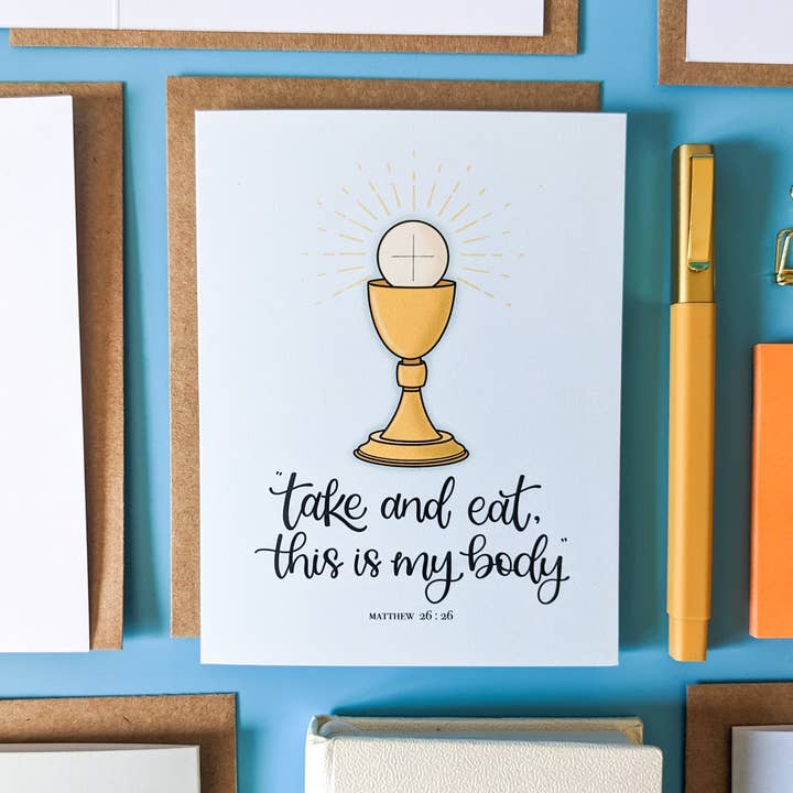 Første Communion Card for engroshandel hos Real Happy Designs