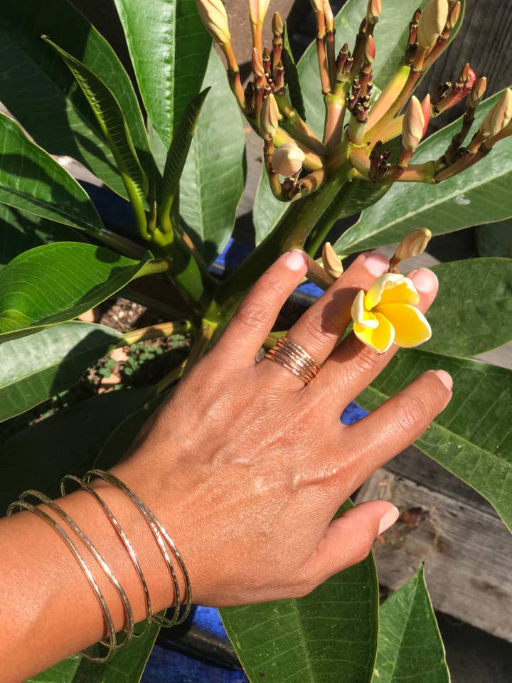 Hammered bangles for wholesale by Kala Handmade With Love