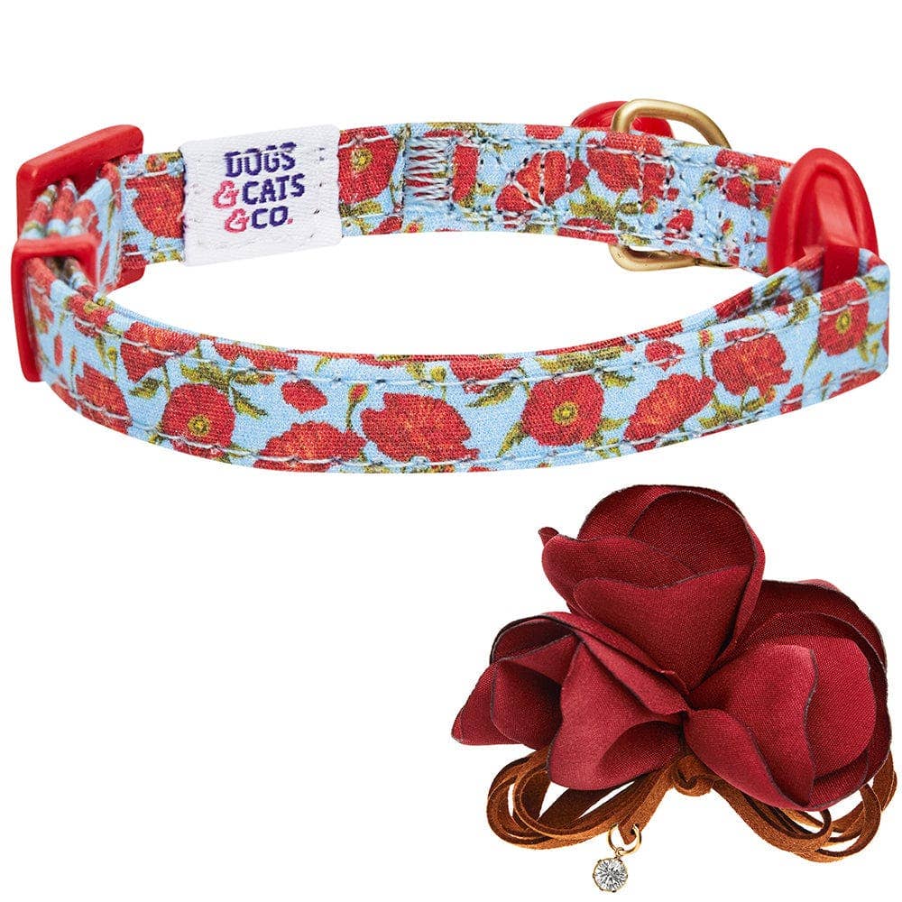 Blueberry Pet – wholesale Pet collar – Cat – Dogs & Cats & Co. A Scent of Spring Balloon Flower Cat Collar26