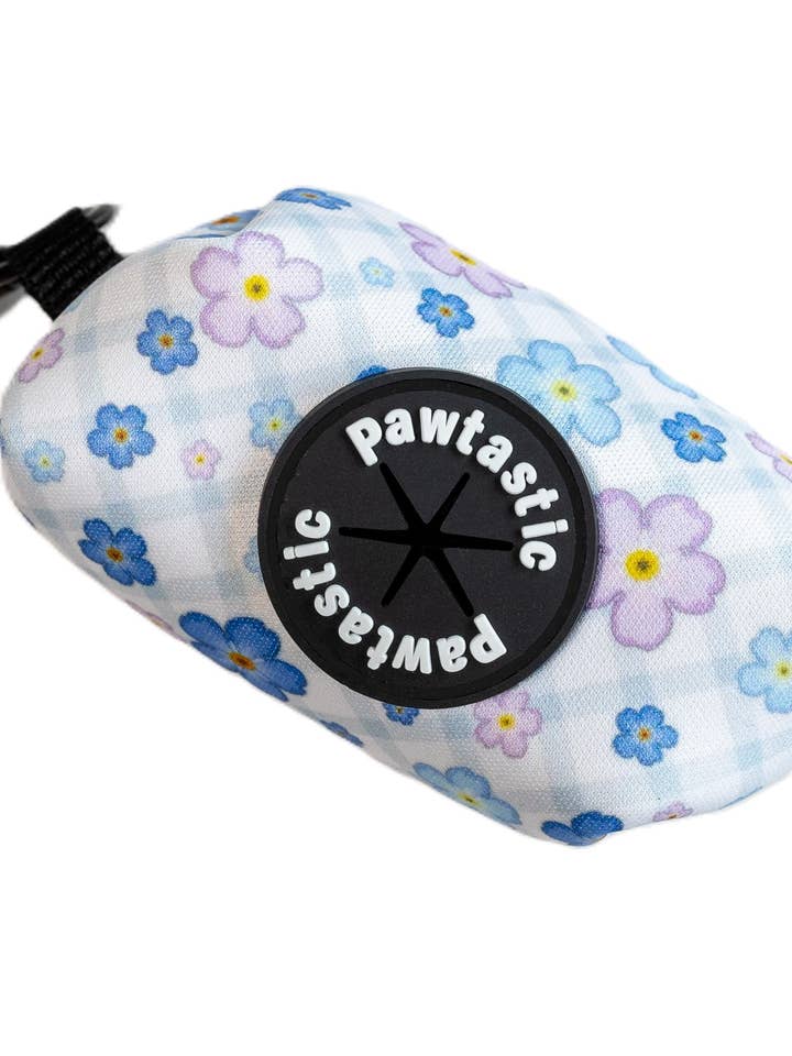 Spring Flowers Poop Bag Holder for wholesale by Pawtastic Bandanas