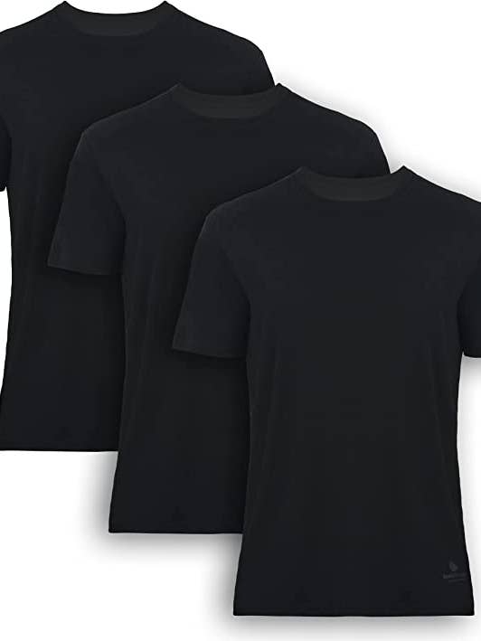 Bambooven - Wholesale T-Shirt - Men's - BAMBOOVEN Men’s Bamboo Crew Neck Undershirts (Pack 3)