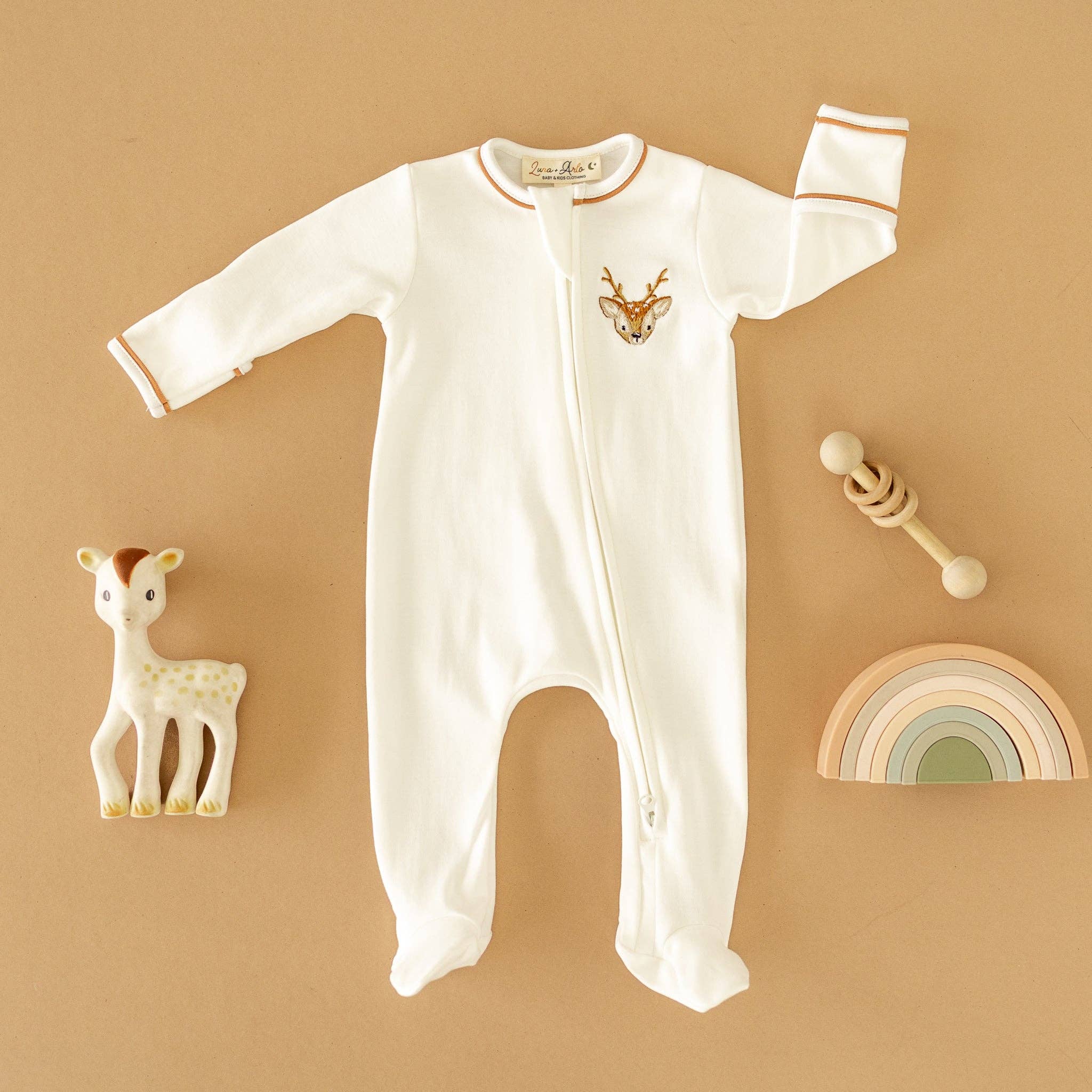 Magnolia Baby - Wholesale Jumpsuit - Baby - Buckhead Zip Footie3