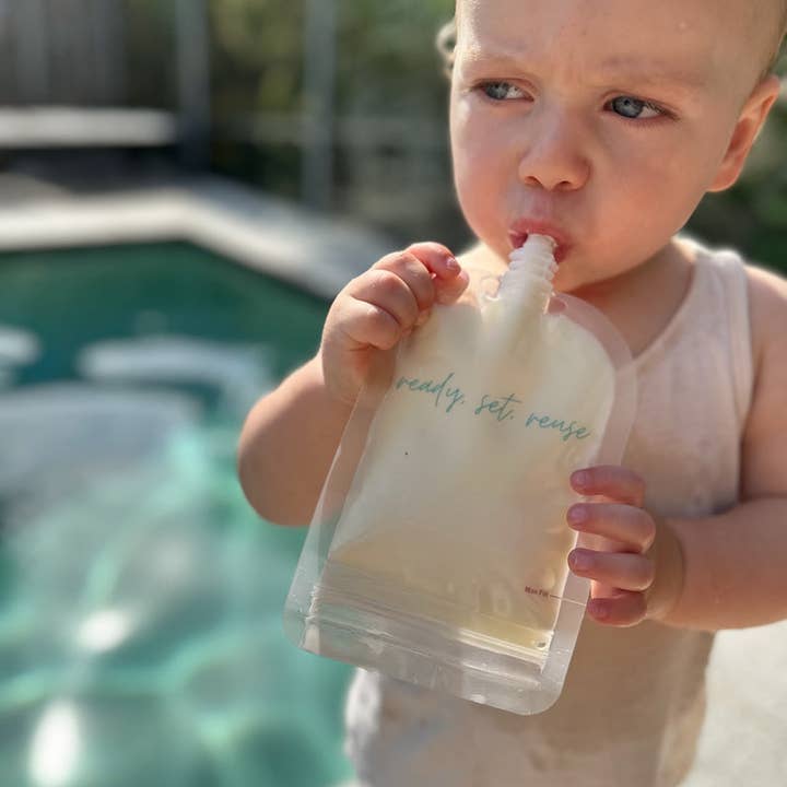 Sinchies - Wholesale Food storage wrap/bag - Sinchies 150ml Reusable Food Pouches - Plain2