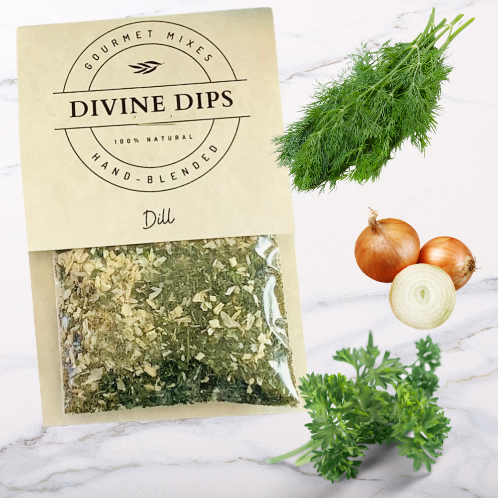 Divine Dips - Wholesale Dip - Dill Seasoning Dip Mix & Cheese ball Spices1