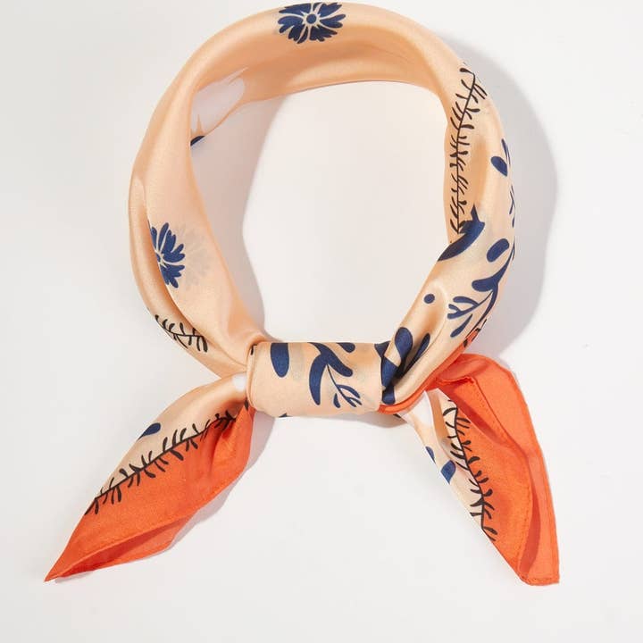 MiMi Wholesale - Wholesale Bandana - Women's - BS0113 Dani Floral Print Bandana3