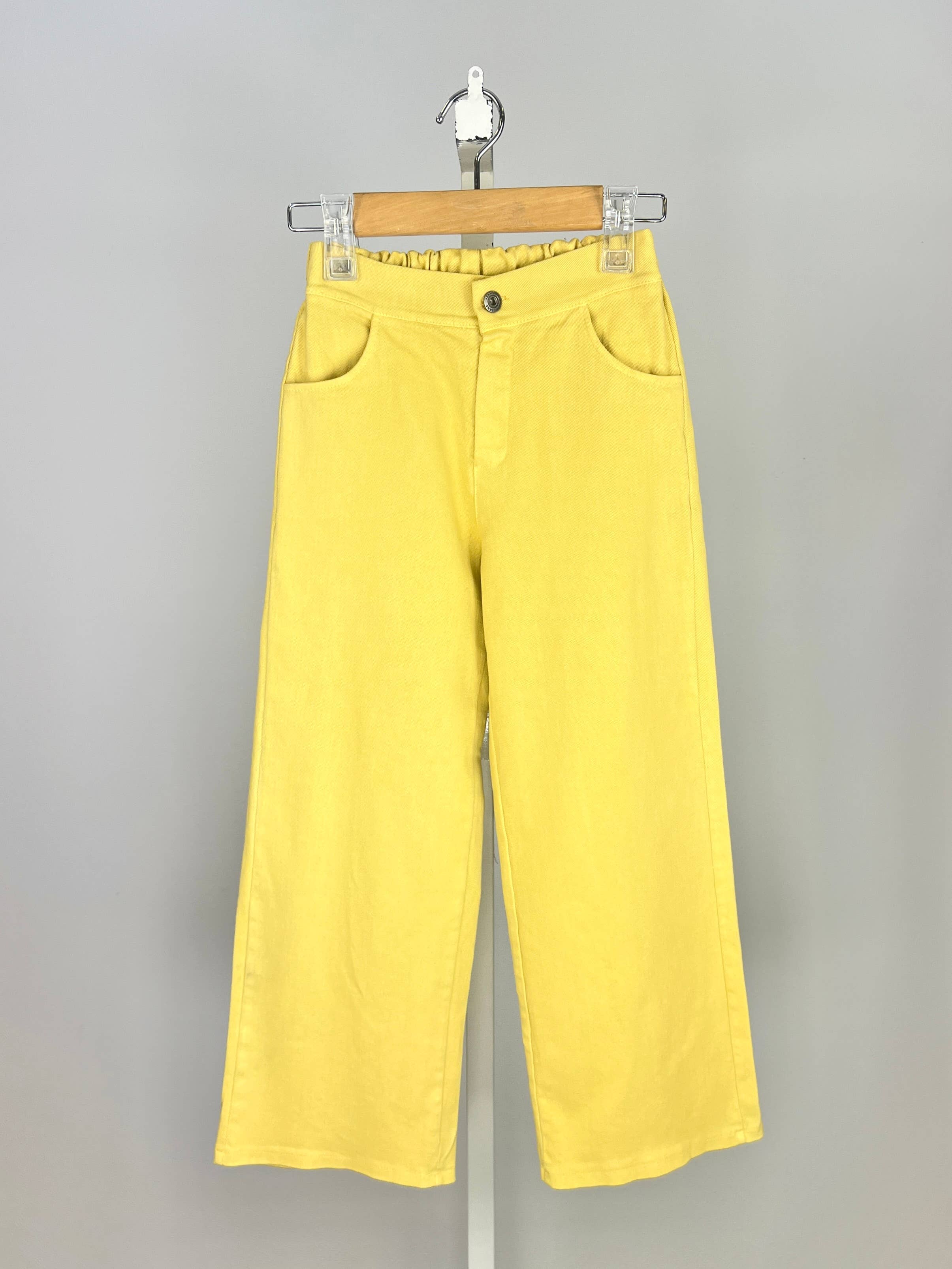MINI MIGNON PARIS - Wholesale Pants - Kids - Girl's elastic high waist cotton loose-fitting pants3