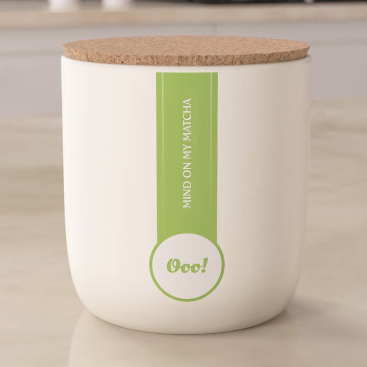Bougie de soja à double mèche Mind on My Matcha pour la vente par Ooo! Candles