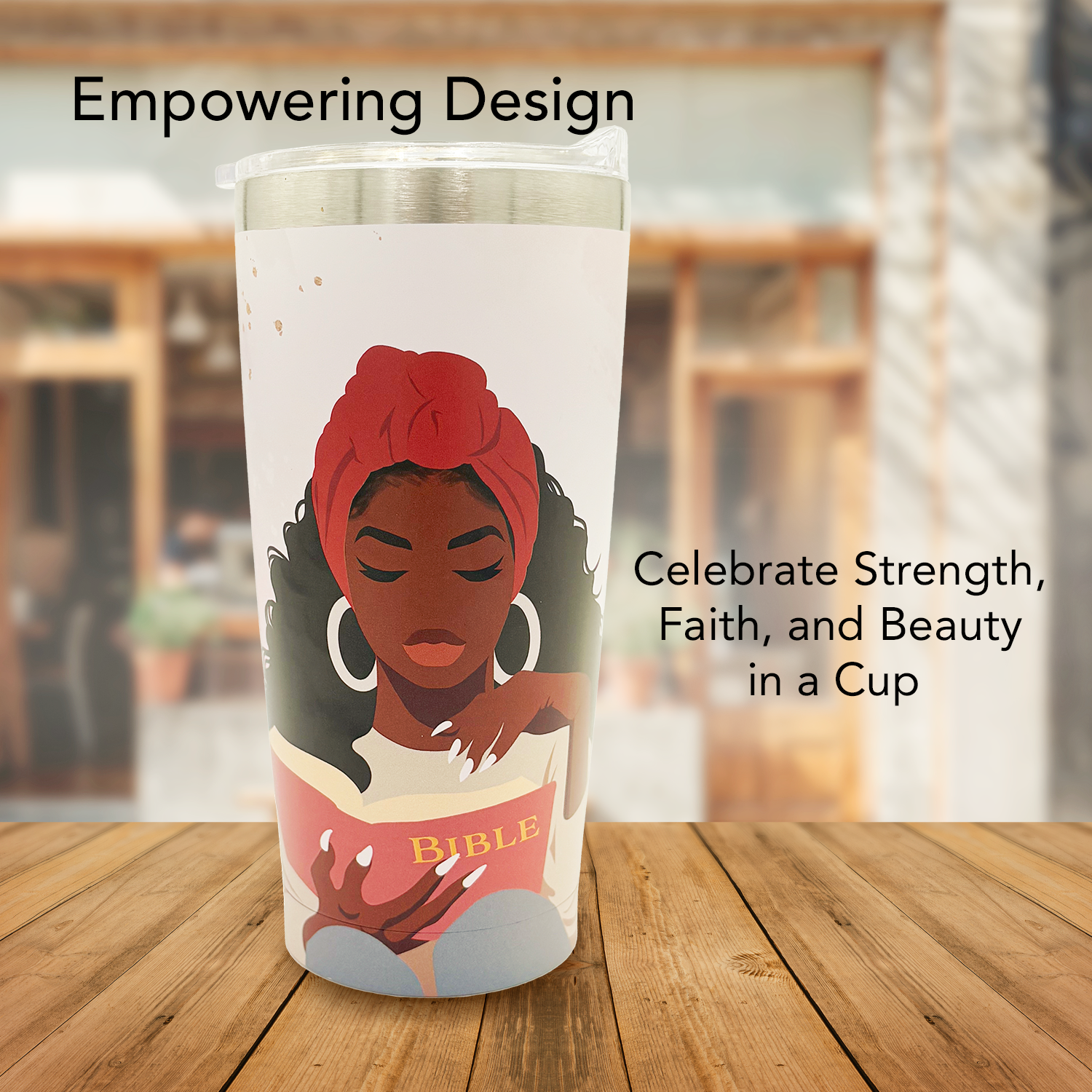 African American Expressions - Wholesale Insulated Mug/Tumbler - God's Presence Small Tumbler2
