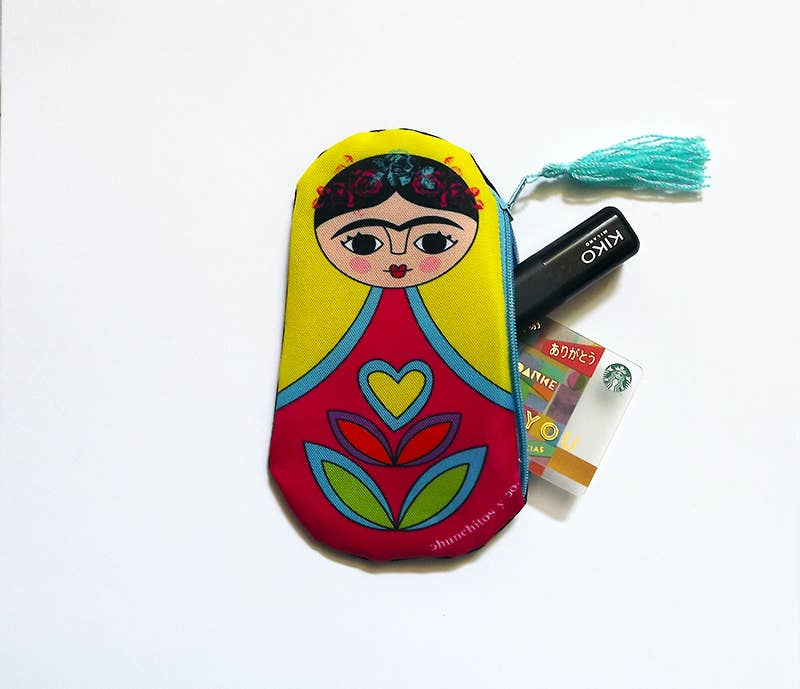 Chunchitos - Wholesale Coin Purse - Women's - Stater pack 4 Frida Matrioska purses2