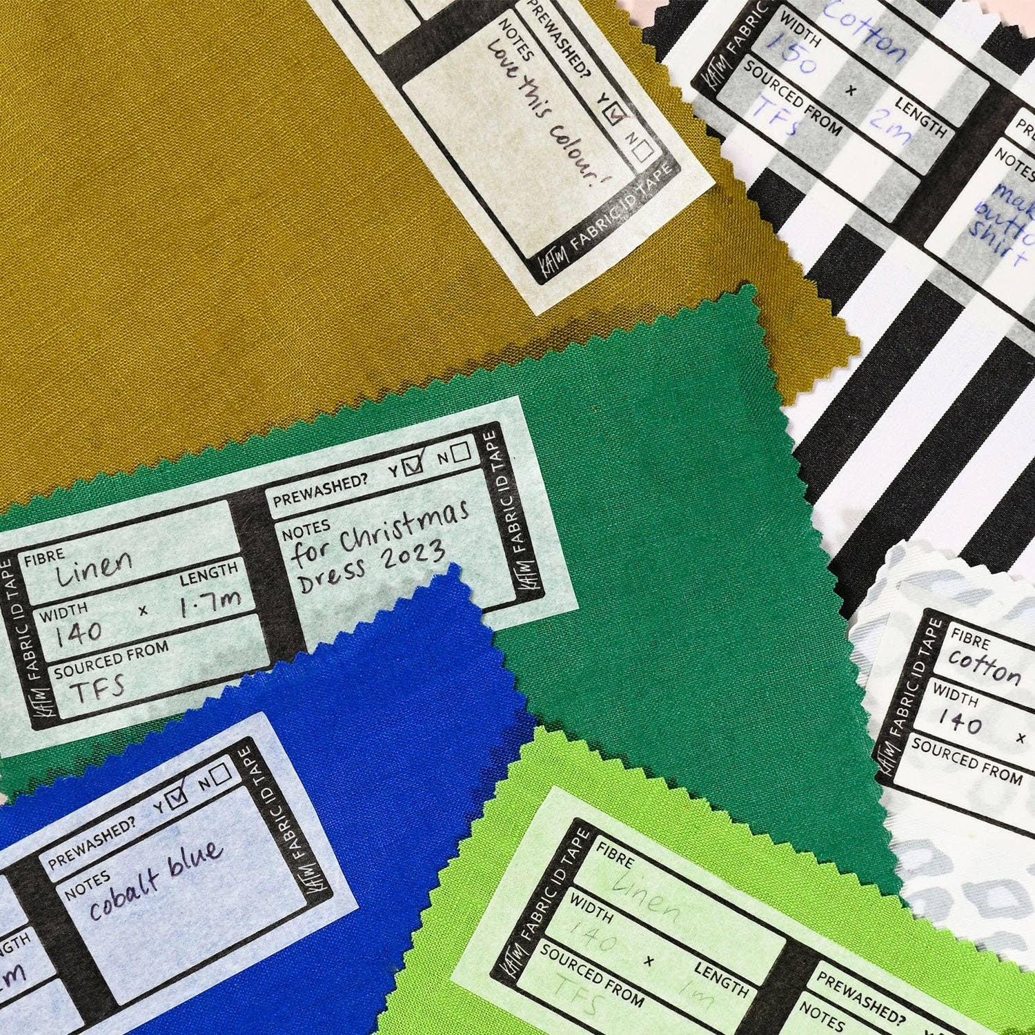 Kylie and The Machine – Utensílio para artesanato por atacado – Fita de Identificação de Tecido KATM | Caixa com 6 Rolos14