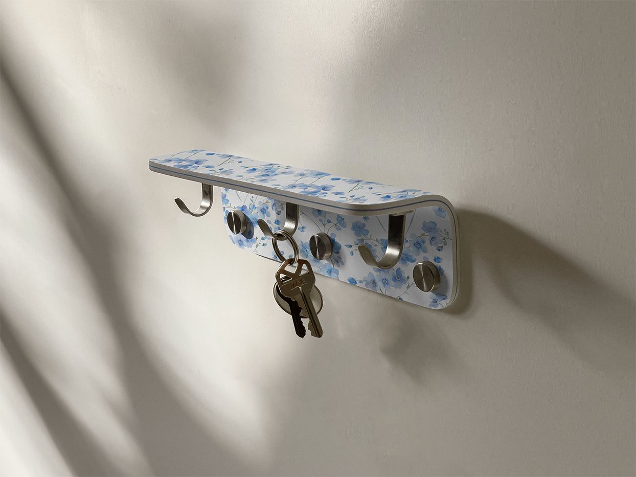 Bespoke Objects - Wholesale Wall Mounted Shelf - Entryway Key Holder Shelf0