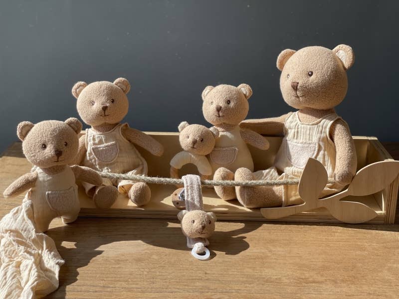 Egmont - Wholesale Handheld Rattle - Baby - Marcel Bear Wood Rattle2